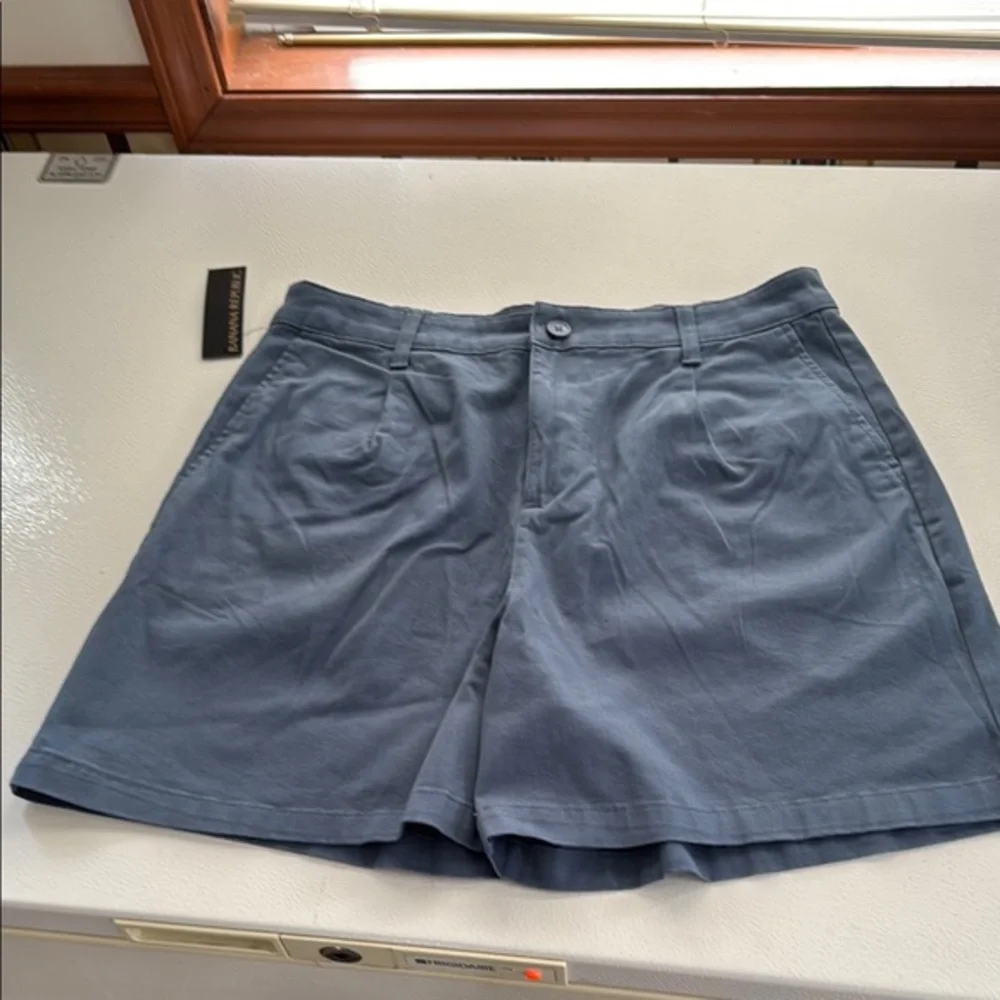 Banana Republic Blue Bermudas Classic Cotton Shorts